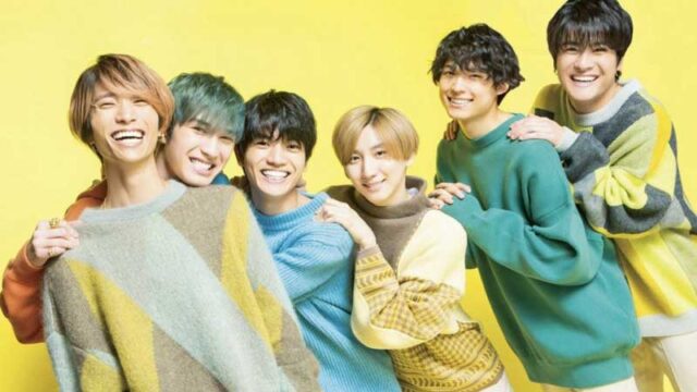 SixTONES（ストーンズ）メンバーのジェシー, 京本大我, 松村北斗, 田中樹, 森本慎太郎, 髙地優吾
