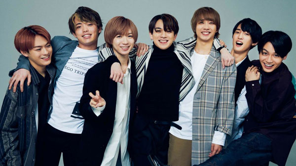 Travis Japan（トラビスジャパン）メンバーの川島如恵留, 七五三掛龍也, 吉澤閑也, 宮近海斗, 中村海人, 松倉海斗, 松田元太